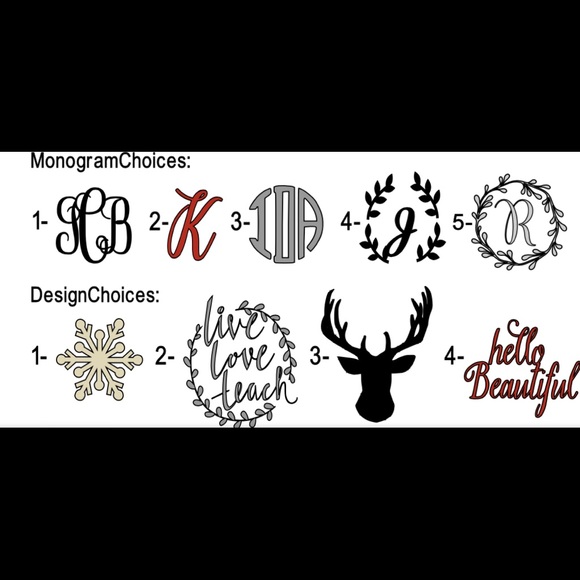 Monogram red and black check tote or purse & pouch - Picture 14 of 14